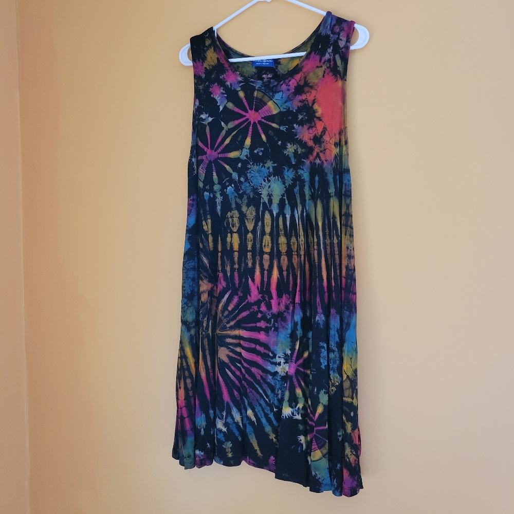 Rainbow Tie Dye Dress